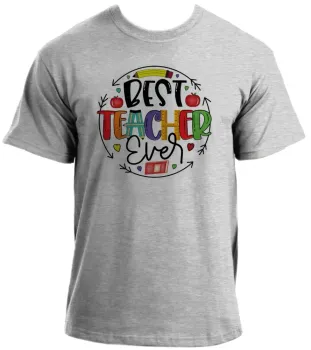 Baby look blusa feminina ou Camiseta Melhor professor professora Teacher - Foto 2