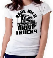Baby look blusa feminina ou Camiseta Motorista caminhão truck caminhoneiro - Foto 3