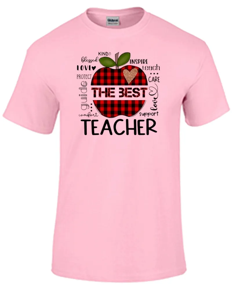 Baby look blusa feminina ou Camiseta Professor professora teacher maça