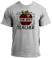 Baby look blusa feminina ou Camiseta Professor professora teacher maça - Foto 2