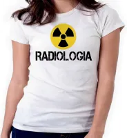 Baby look blusa feminina ou Camiseta Radiologia radiologista - Foto 3