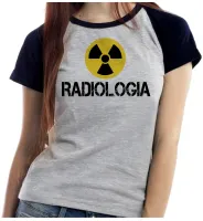 Baby look blusa feminina ou Camiseta Radiologia radiologista - Foto 4