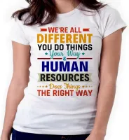 Baby look blusa feminina ou Camiseta Recursos Humanos profissão - Foto 3