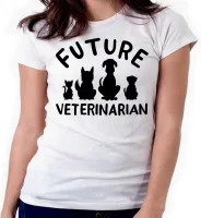 Baby look blusa feminina ou Camiseta Veterinario medico pet - Foto 4