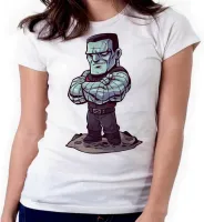 Baby look blusa feminina ou Camiseta Colossus xmen homem aço - Foto 4