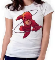 Baby look blusa feminina ou Camiseta Demolidor amigo justiceiro - Foto 3