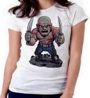 Baby look blusa feminina ou Camiseta Drax guardiões da galaxia - Foto 3