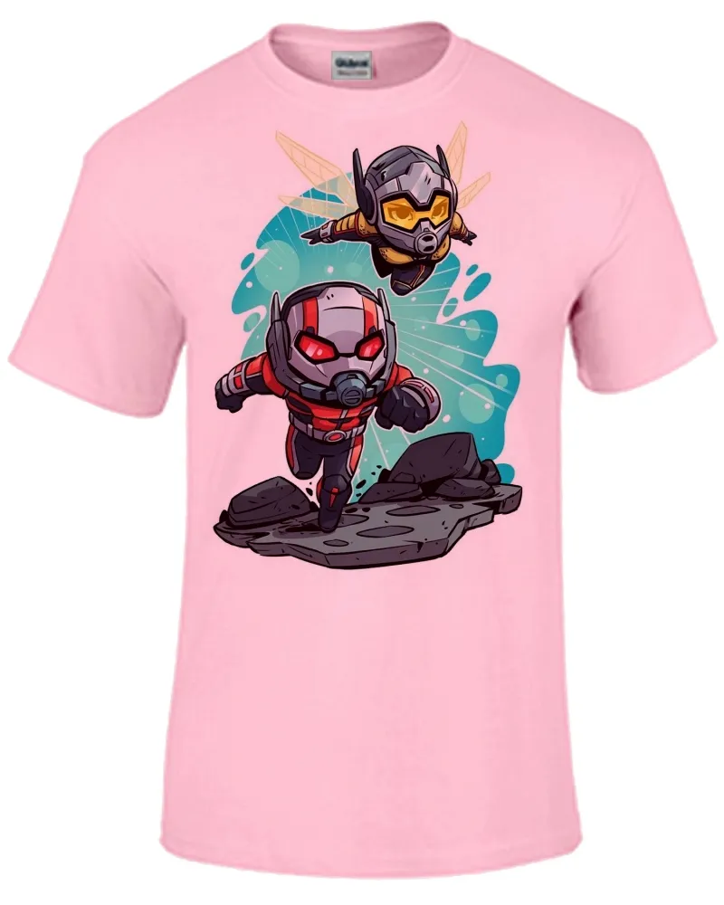 Baby look blusa feminina ou Camiseta Homem formiga vespa super herois