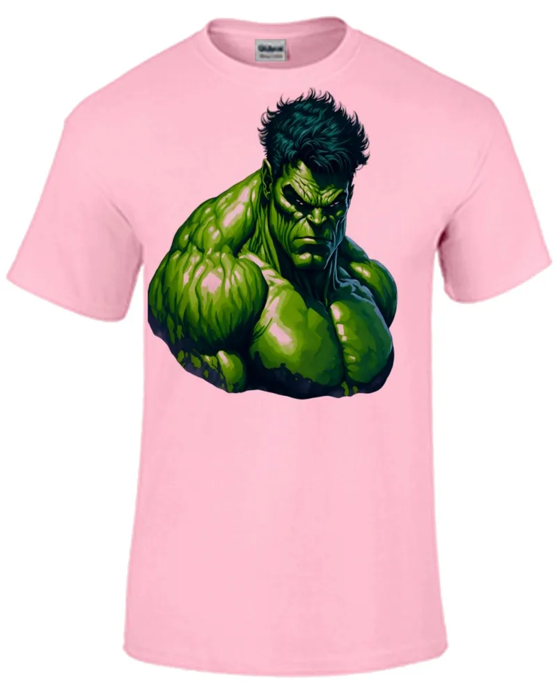 Baby look blusa feminina ou Camiseta Hulk vingadores super heroi verdão