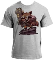 Baby look blusa feminina ou Camiseta Rocket guardioes galaxia hero - Foto 2