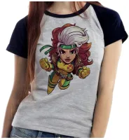 Baby look blusa feminina ou Camiseta X men Vampira xavier - Foto 3