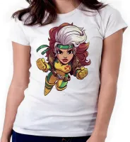 Baby look blusa feminina ou Camiseta X men Vampira xavier - Foto 4