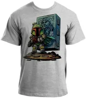 Baby look blusa feminina ou Camiseta boba fett han solo star wars - Foto 2