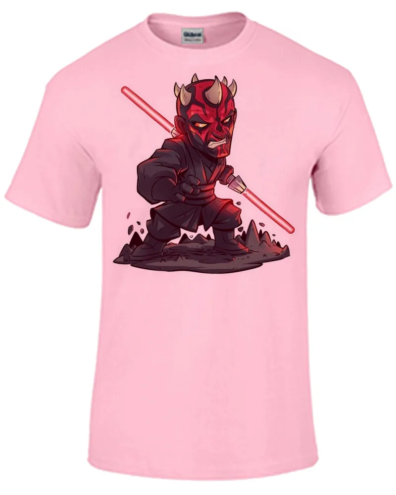 Baby look blusa feminina ou Camiseta Darth Maul vilão vader star wars