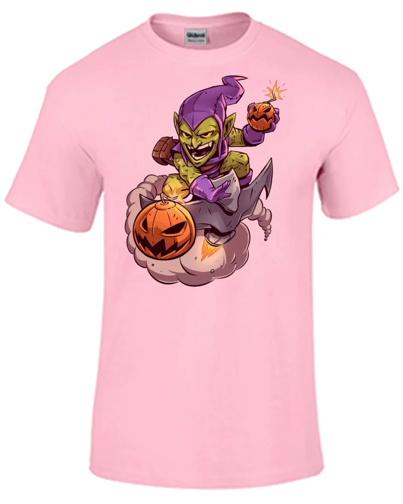 Baby look blusa feminina ou Camiseta Duende verde homem aranha vilão