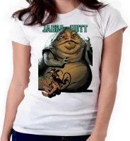 Baby look blusa feminina ou Camiseta Jabba the hutt star wars - Foto 3