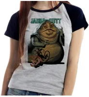 Baby look blusa feminina ou Camiseta Jabba the hutt star wars - Foto 4