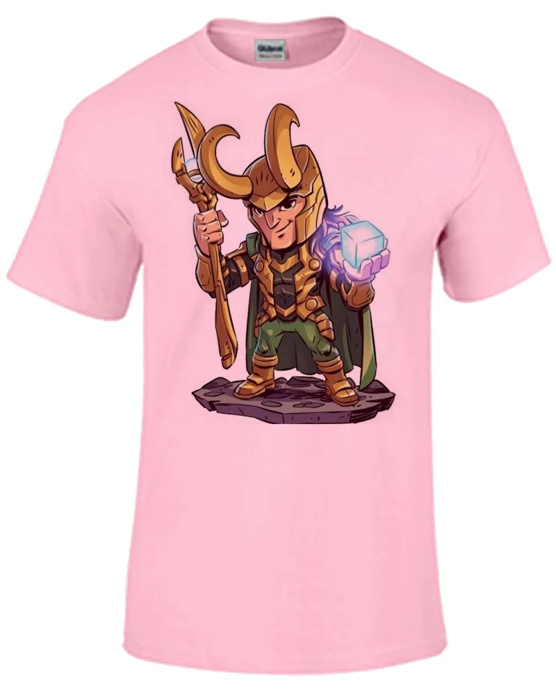 Baby look blusa feminina ou Camiseta Loki vilão vingadores e thor
