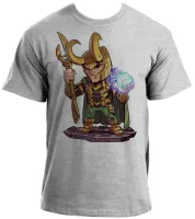 Baby look blusa feminina ou Camiseta Loki vilão vingadores e thor - Foto 2