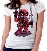 Baby look blusa feminina ou Camiseta venom deadpool homem aranha - Foto 3