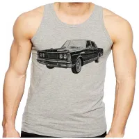 Camiseta Regata adulto ou infantil landau Galaxie carro antigo - Foto 2