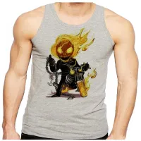 Camiseta Regata adulto ou infantil Motoqueiro fantasma moto bike - Foto 2