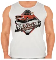 Camiseta Regata adulto ou infantil Mustang carro antigo anos 60 - Foto 2
