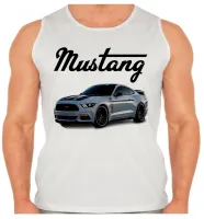 Camiseta Regata adulto ou infantil Mustang carro muscle car - Foto 2