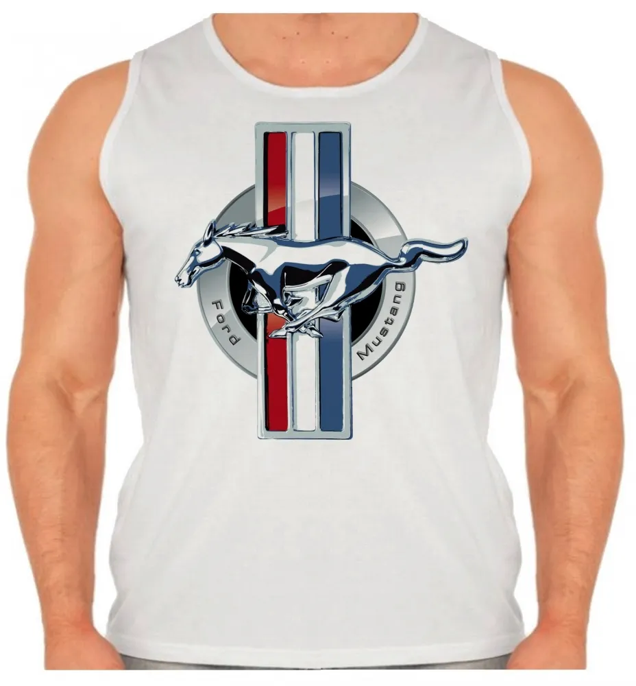 Camiseta Regata adulto ou infantil Mustang cavalo crioulo gaucho Imagem
