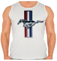 Camiseta Regata adulto ou infantil Mustang cavalo de raça americano - Foto 2