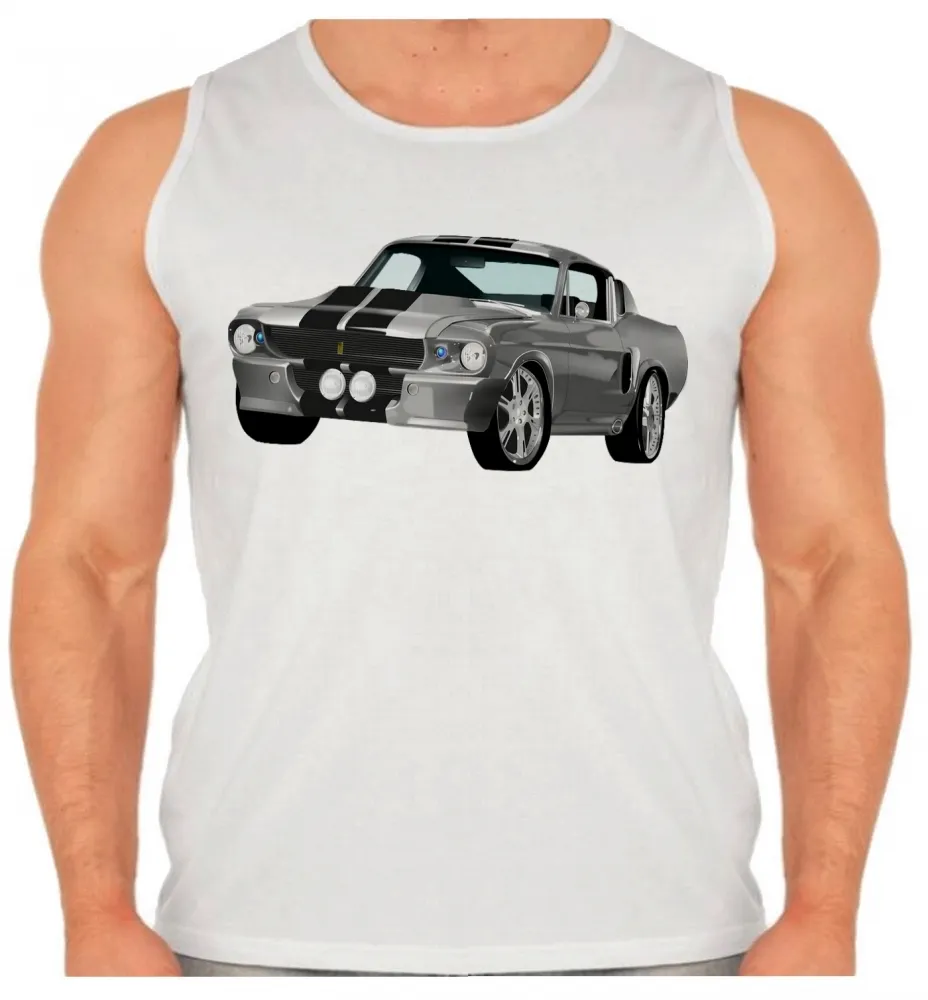 Camiseta Regata adulto ou infantil Mustang Maverick carro antigo Imagem