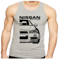 Camiseta Regata adulto ou infantil Nissan Skyline gtr5 top - Foto 2