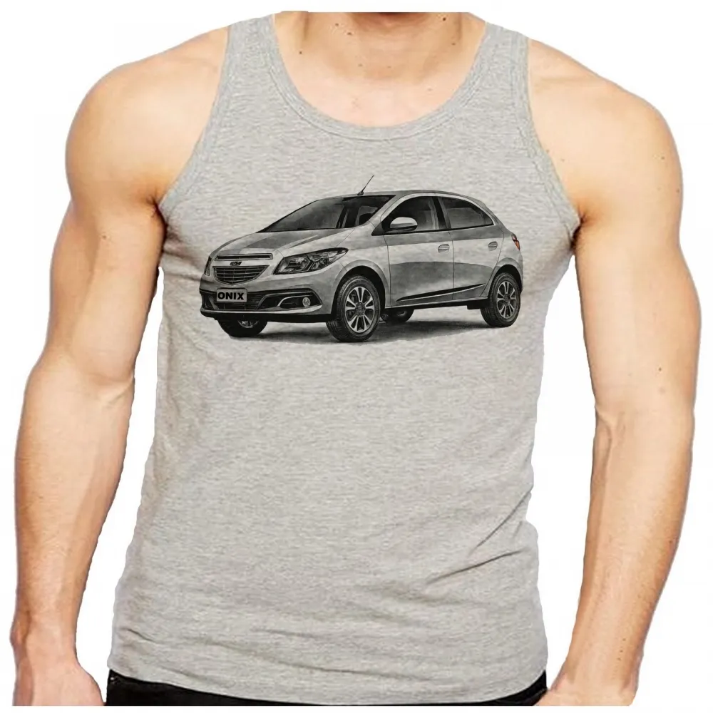 Camiseta Regata adulto ou infantil Onix antigo chevrolet bom