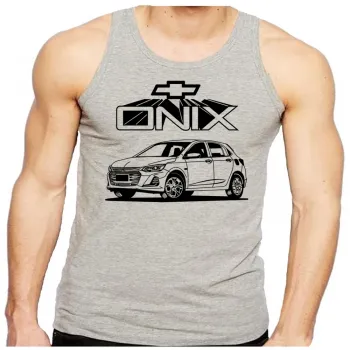 Camiseta Regata adulto ou infantil Onix carro desenho - Foto 2