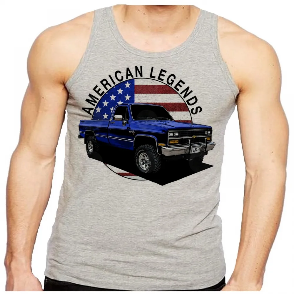 Camiseta Regata adulto ou infantil silverado chevrolet camionete antiga Imagem