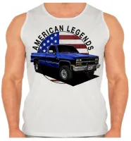 Camiseta Regata adulto ou infantil silverado chevrolet camionete antiga - Foto 2