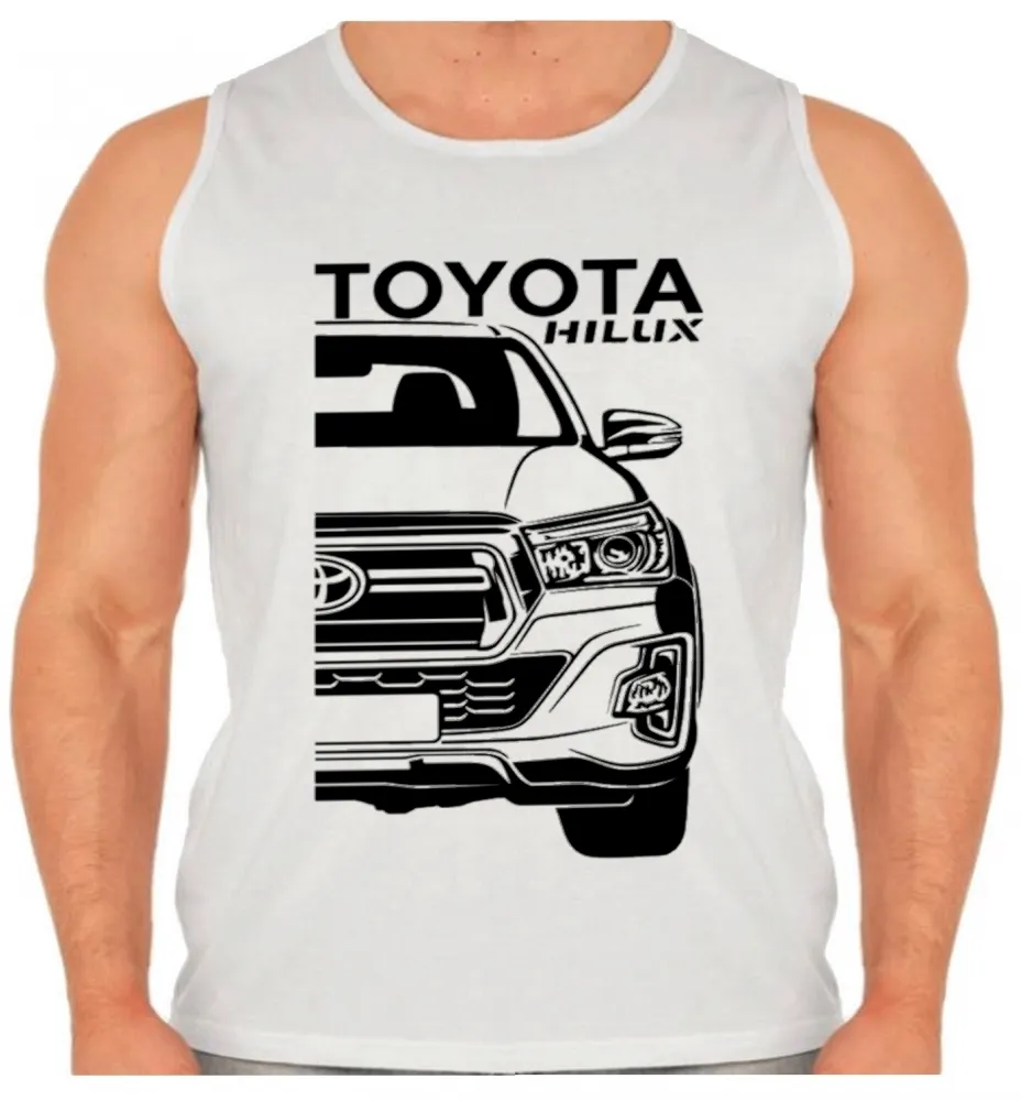 Camiseta Regata adulto ou infantil Toyota Hilux melhor camionete