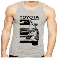 Camiseta Regata adulto ou infantil Toyota Hilux melhor camionete - Foto 2