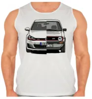 Camiseta Regata adulto ou infantil Volkswagen golf gti antigo e novo - Foto 2