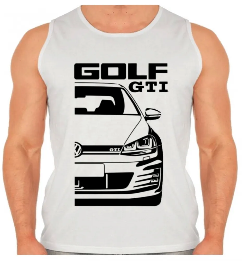 Camiseta Regata adulto ou infantil Volkswagen golf gti esportivo