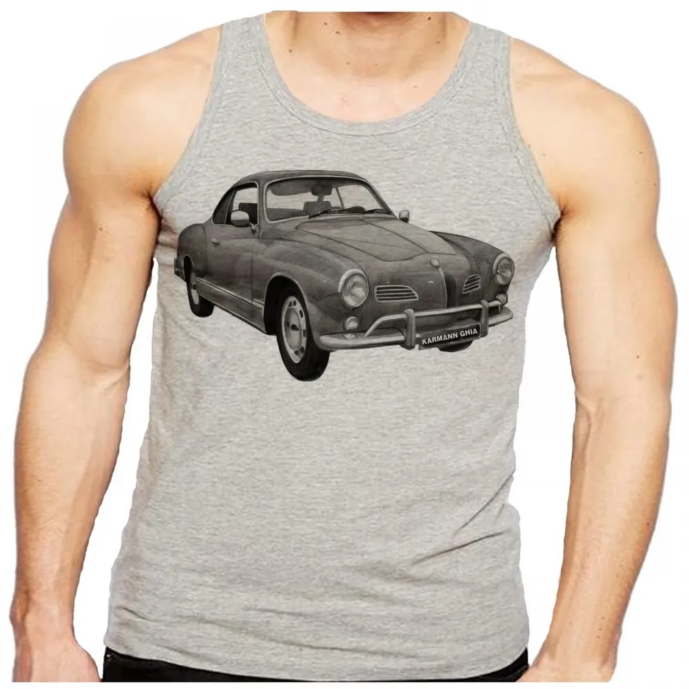 Camiseta Regata adulto ou infantil volkswagen karmann ghia carro antigo
