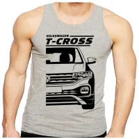 Camiseta Regata adulto ou infantil Volkswagen T-cross camionete - Foto 2