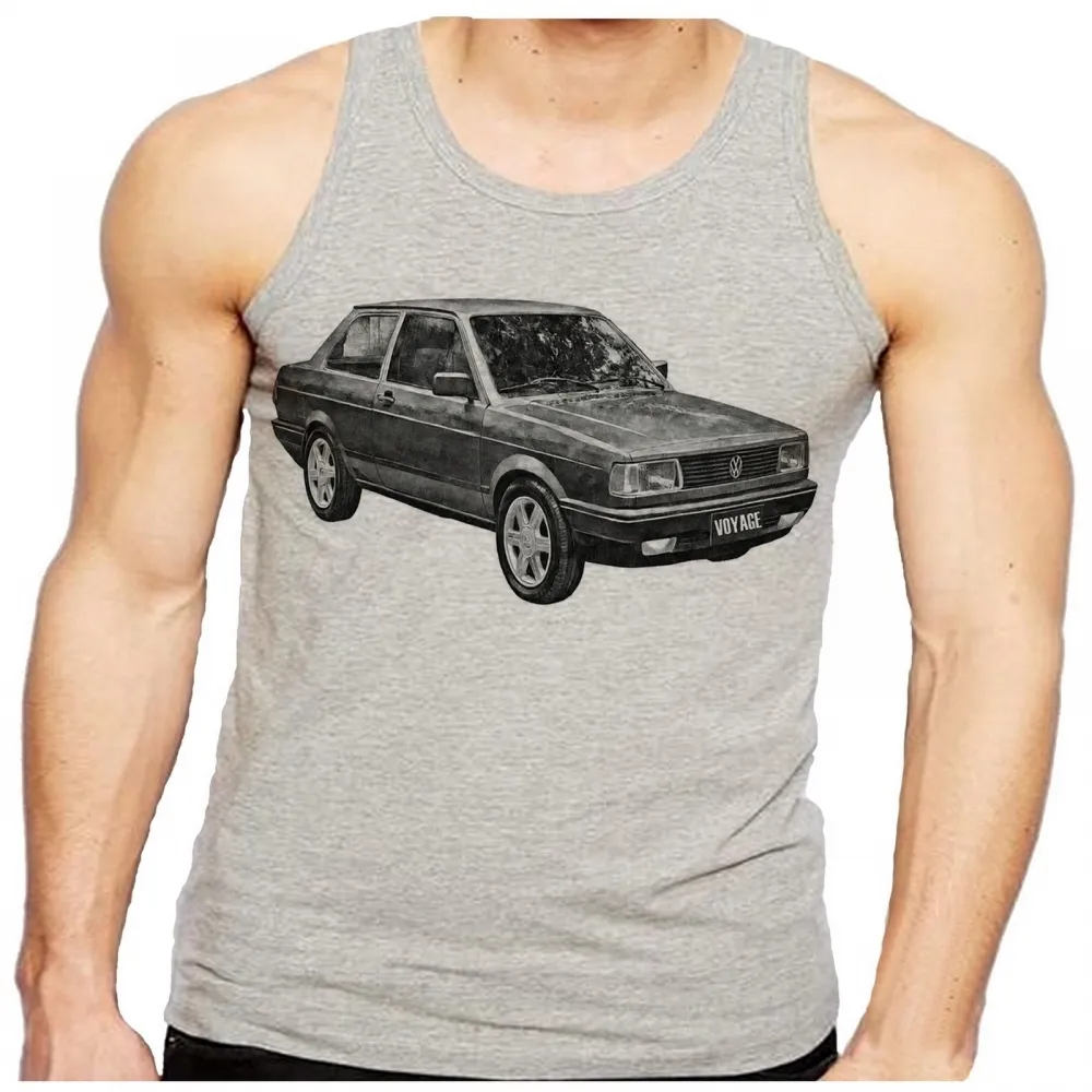 Camiseta Regata adulto ou infantil Volkswagen Voyage quadrado Imagem