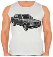 Camiseta Regata adulto ou infantil Volkswagen Voyage quadrado - Foto 2