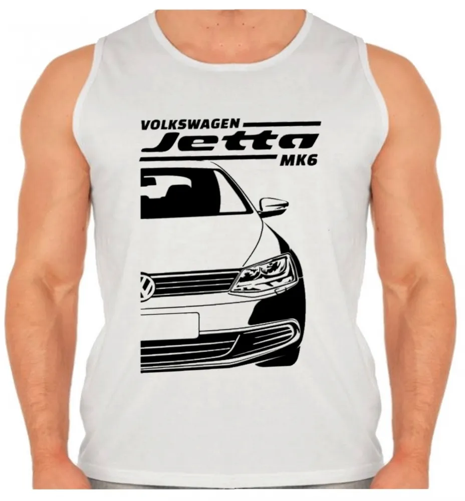 Camiseta Regata adulto ou infantil Volkwagen Jetta MK6 modelo antigo Imagem