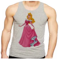 Camiseta Regata adulto ou infantil Aurora bela adormecida princesa - Foto 2