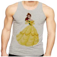 Camiseta Regata adulto ou infantil Bela ea fera princesa da Disney - Foto 2
