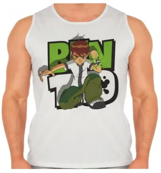 Camiseta Regata adulto ou infantil Ben 10 menino super heroi - Foto 2