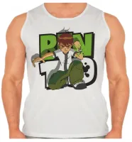 Camiseta Regata adulto ou infantil Ben 10 menino super heroi - Foto 2