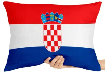 Almofada Gigante para sofá puff sala bandeira Croacia croatia